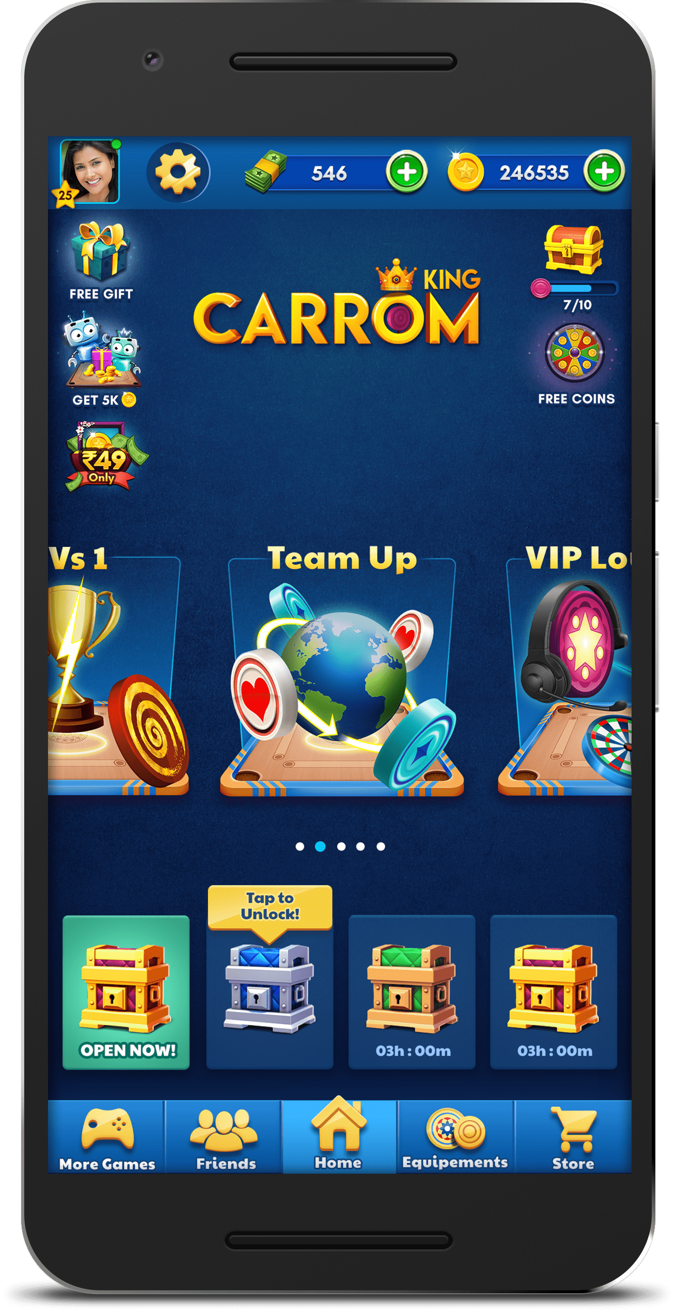Carrom King 3D | Fun & Challenging Board Game 